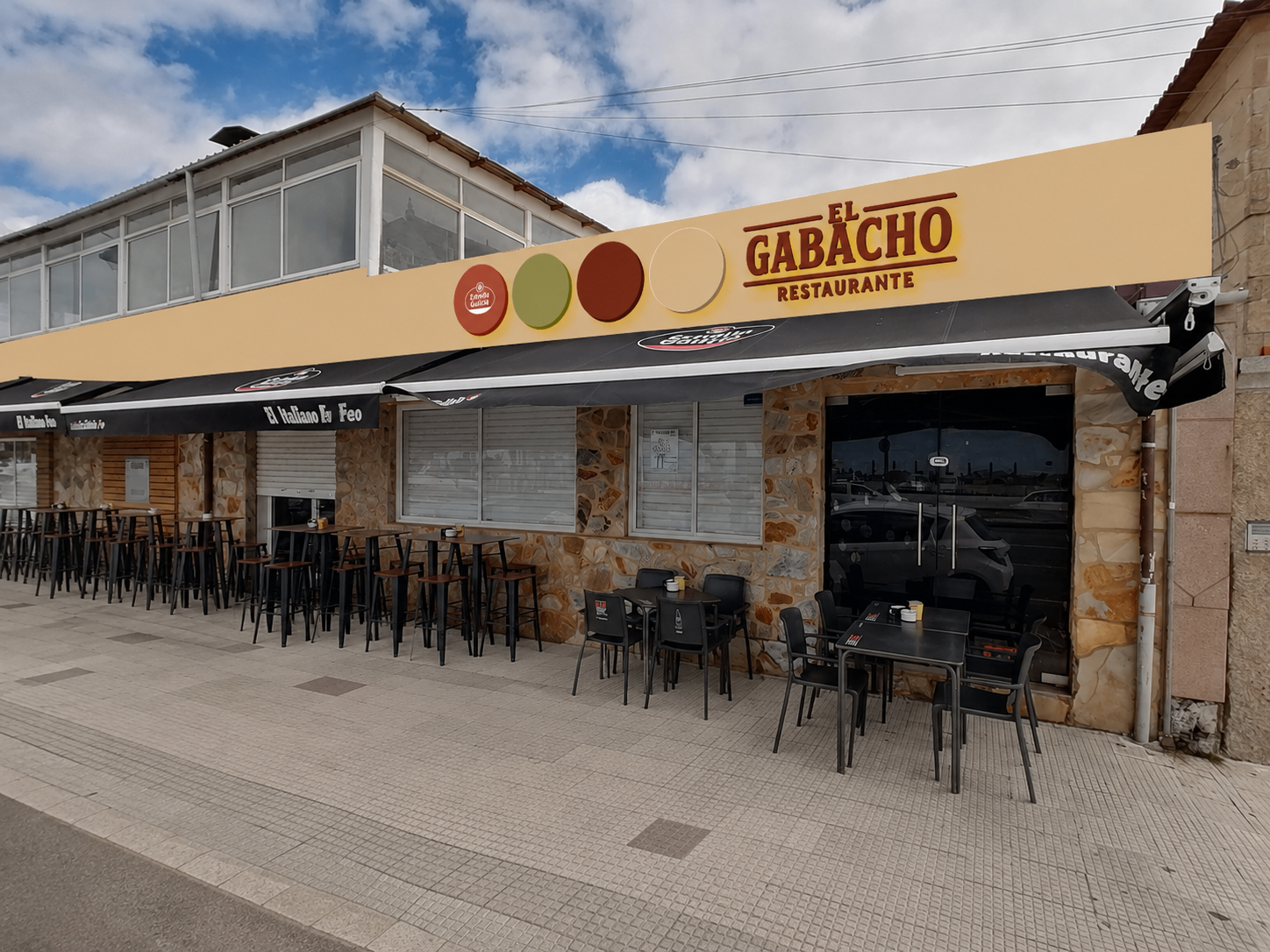 Fachada de El Gabacho Restaurante en Vigo